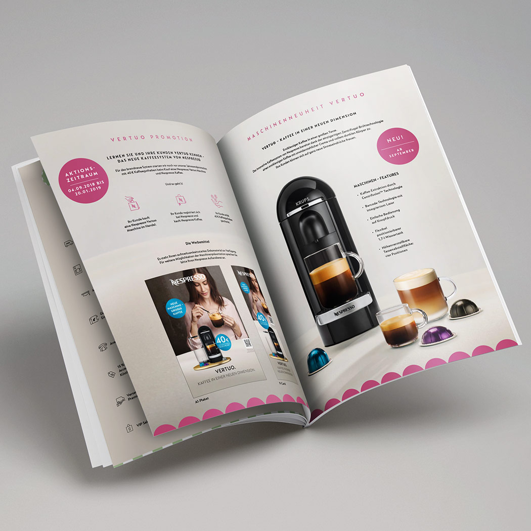 Nespresso Händlerbroschüre