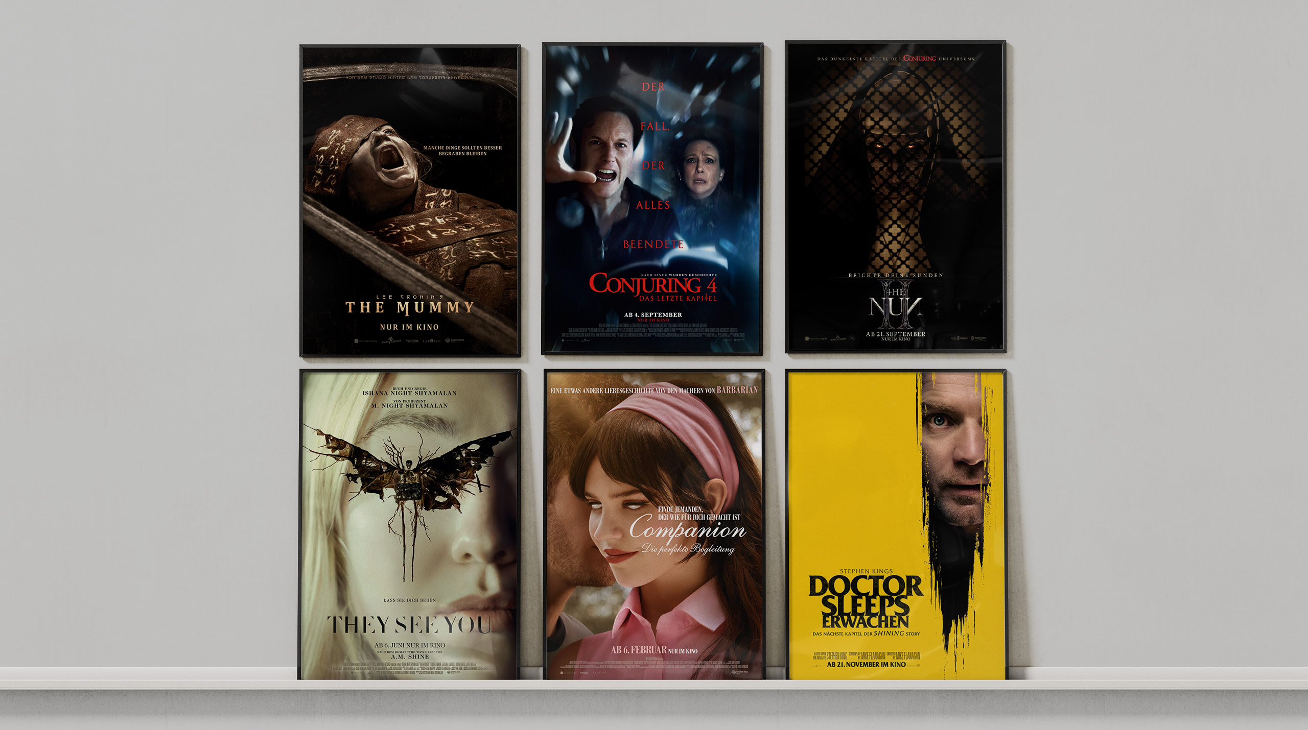 6 Horror Plakate
